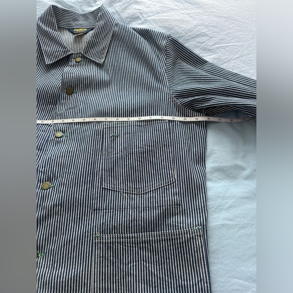 RARE Vintage Oshkosh B’Gosh Adult Size 44R Train Engineer Conductor Work Jacket - Picture 7 of 11